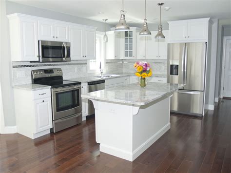 stainless steel appliances white cabinets|white appliances with stainless handles.